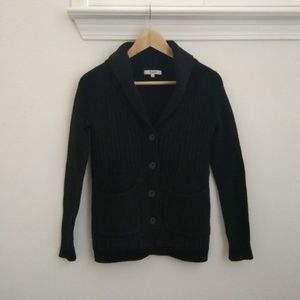 Madewell Shawl collar rib cardigan sweater